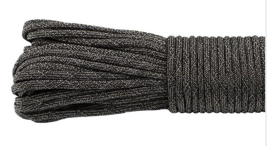 

Паракорд NOISE: black #016-N Paracord 550 (моток 30 метров)
