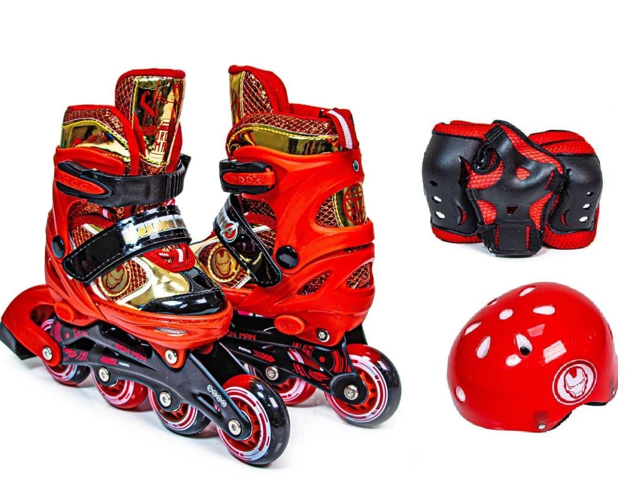 

Комплект роликов "Iron Man". Red (размер 35-38) 748179468