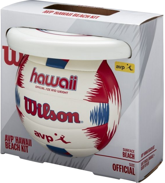 

Набор волейбольный Wilson HAWAII AVP RD/BL/WH (WTH80219KIT)