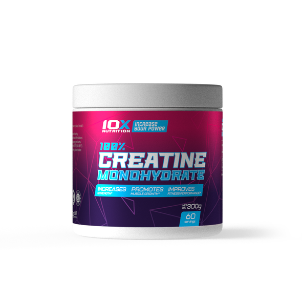 

Креатин моногидрат 10x Nutrition 100% Creatine monohydrate 300 грамм Без вкуса