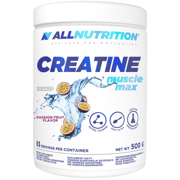 

Креатин моногидрат AllNutrition Creatine Muscle Max 500 грамм Маракуйя