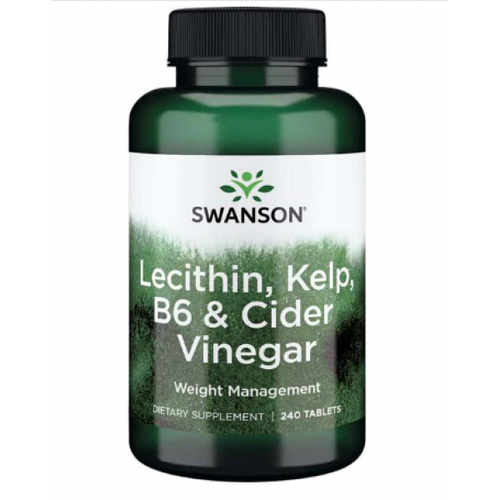 

Жиросжигатель Swanson Lecitin Kelp B-6 Cider Vinegar 240 таблеток