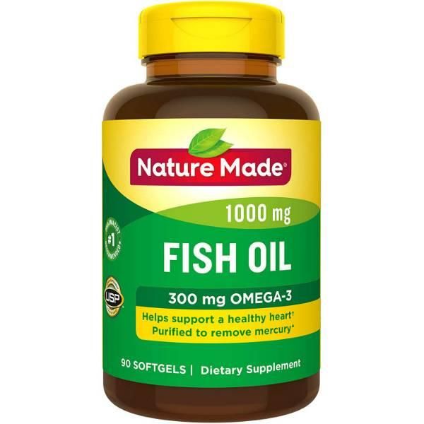 

Омега 3 Nature Made Fish Oil 1000 mg 90 капсул