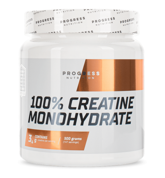 

Креатин моногидрат Progress Nutrition 100% Creatine Monohydrate 500 грамм Без вкуса