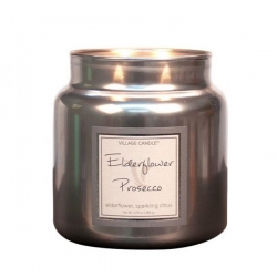 

Свеча Village Candle Свеча Просекко С Цветами Бузины 389г (время горения до 105 часов)