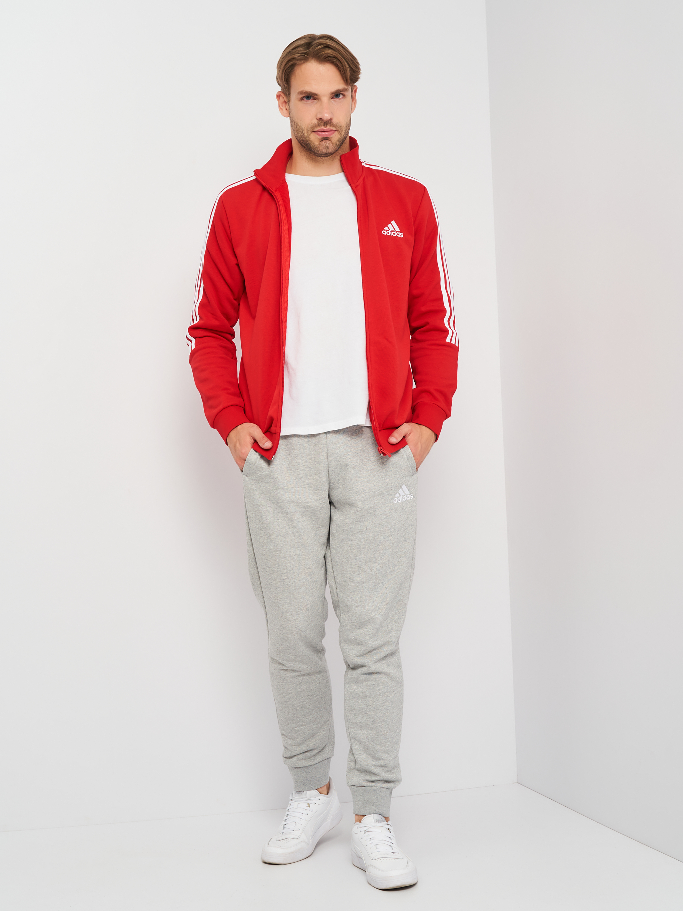 

Спортивный костюм Adidas M 3S Ft Tt Ts GK9978  (44-46) Scarle/White, Спортивный костюм Adidas M 3S Ft Tt Ts GK9978 S (44-46) Scarle/White