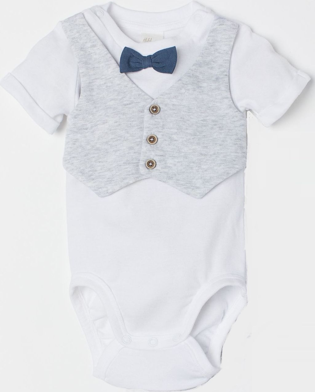 

Боди-футболка H&M 0701833 62 см Белая