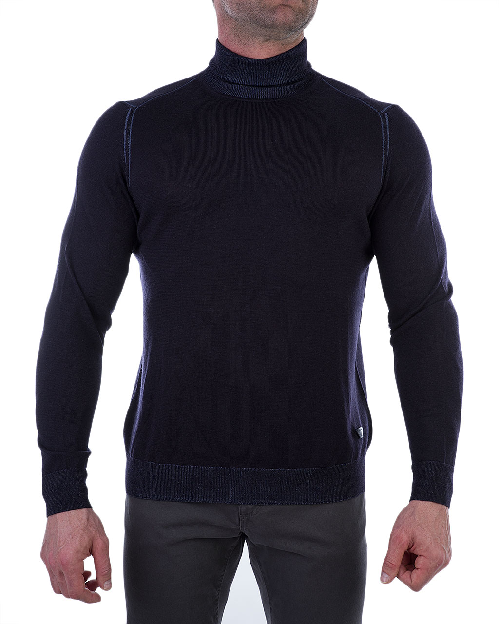 

Гольф чоловічий ARMANI JEANS (6Y6MF3-6MFNZ-1579/7-81) Чорний XXL