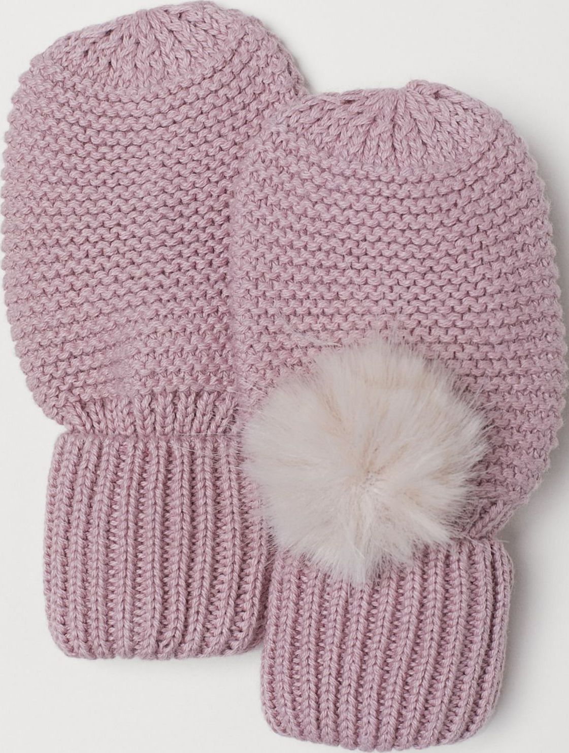 

Варежки H&M 0660315 74-80 см Розовые