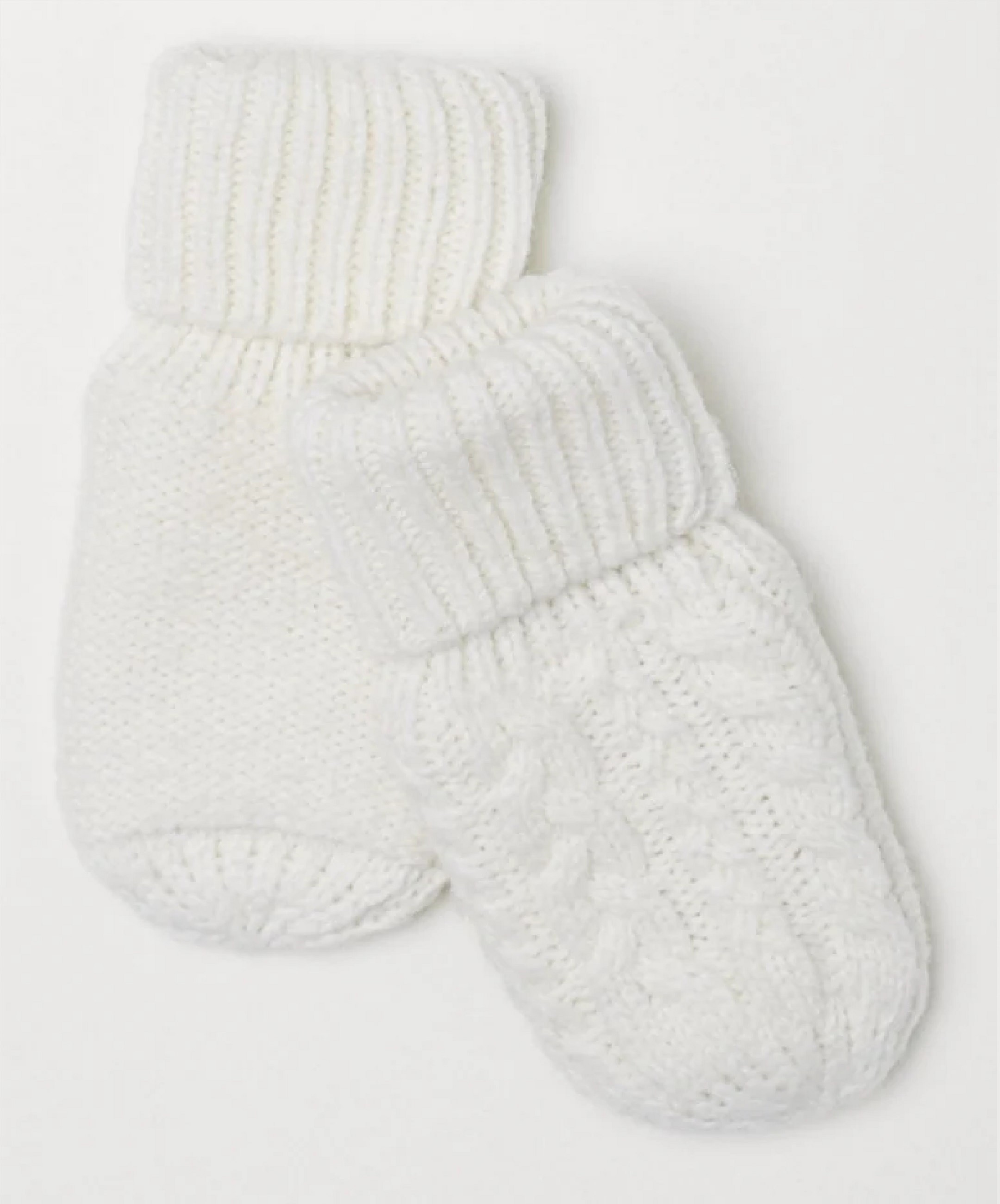 

Варежки H&M 0637996 74-80 см Белые