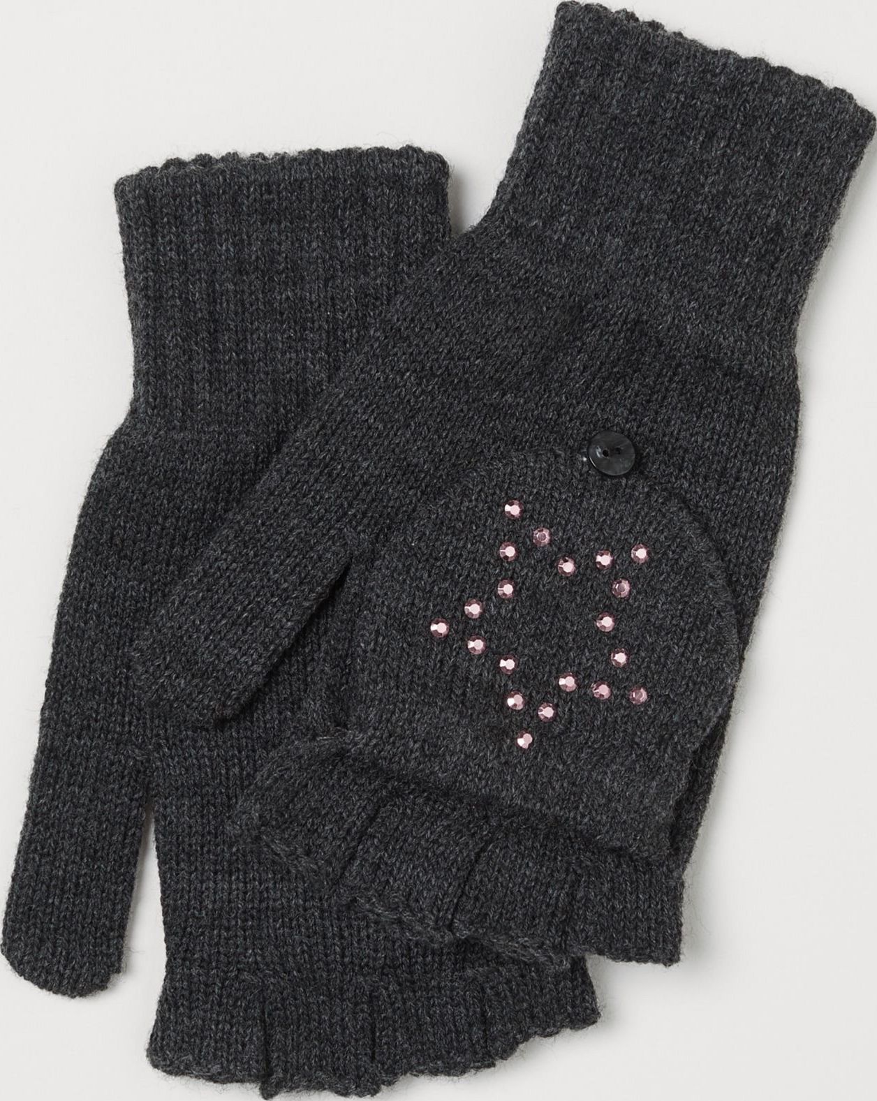 

Перчатки H&M 0740500 122-128 см Серые
