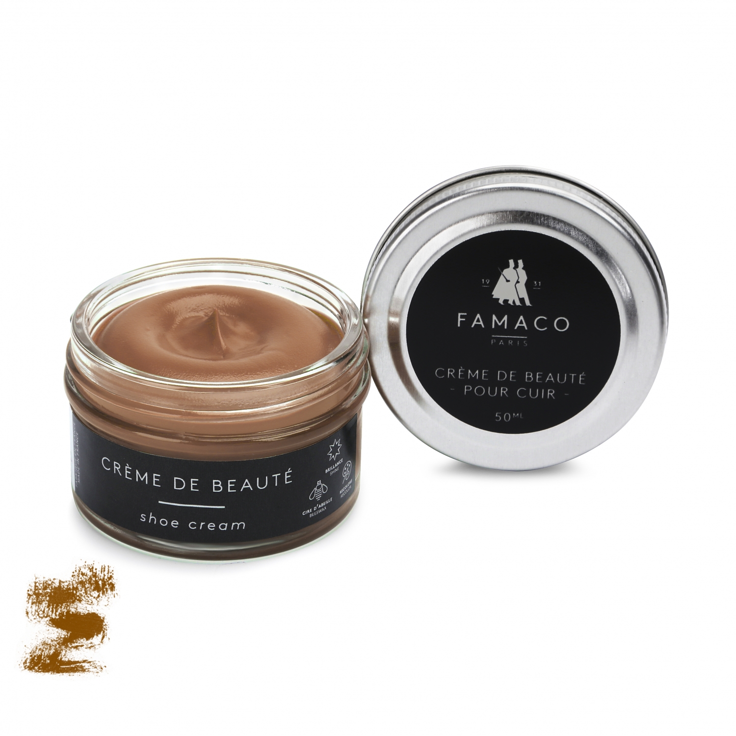 

Крем для обуви коричневый 330 Famaco Creme De Beaute, 50 мл