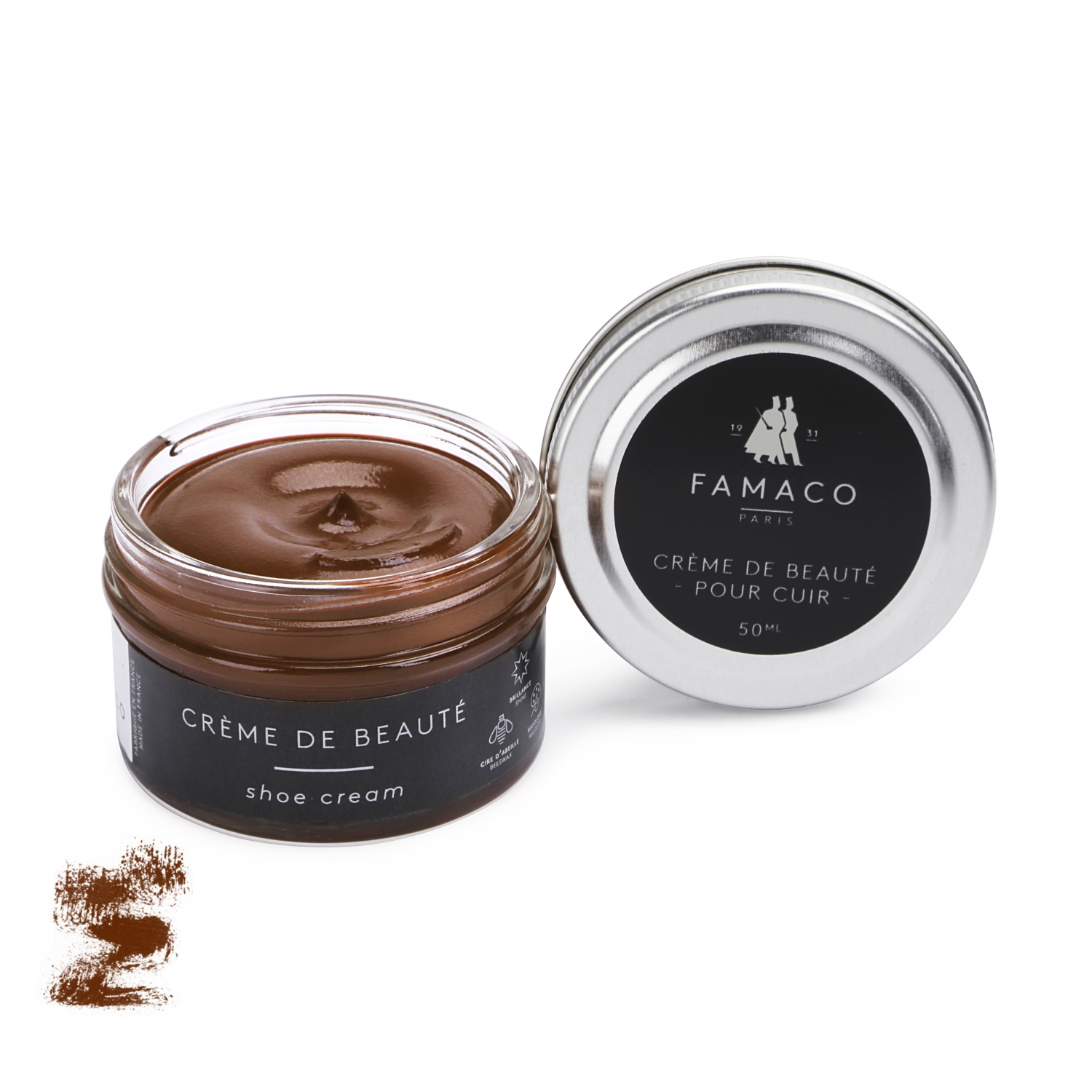 

Крем для обуви коричневый 322 Famaco Creme De Beaute, 50 мл
