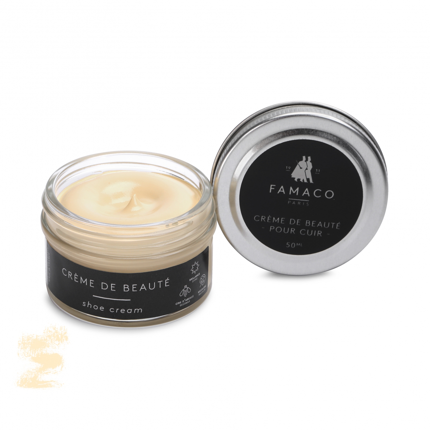 

Крем для обуви бежевый 390 Famaco Creme De Beaute, 50 мл