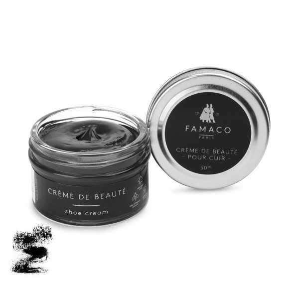 

Крем для обуви черный Famaco Creme De Beaute, 50 мл