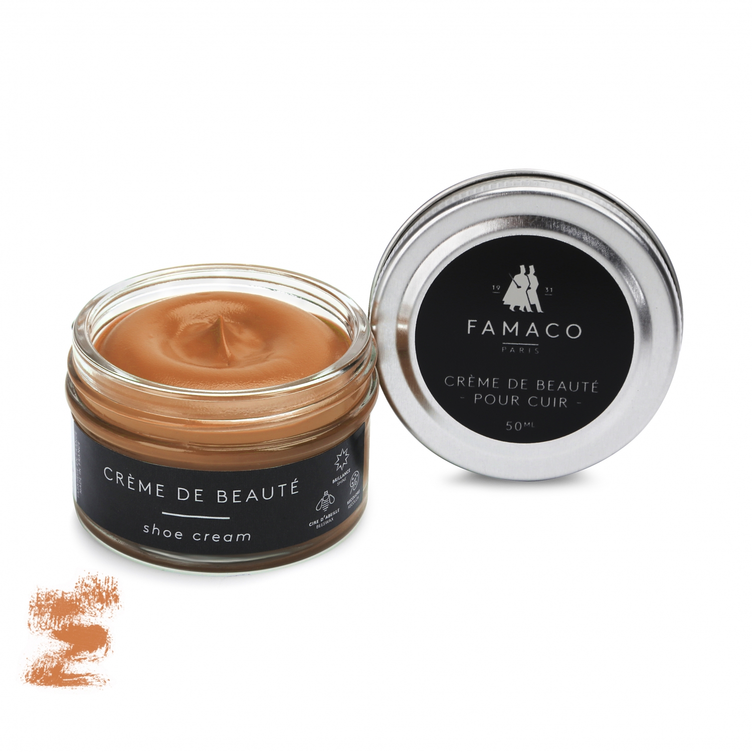 

Крем для обуви светло коричневый 506 Famaco Creme De Beaute, 50 мл