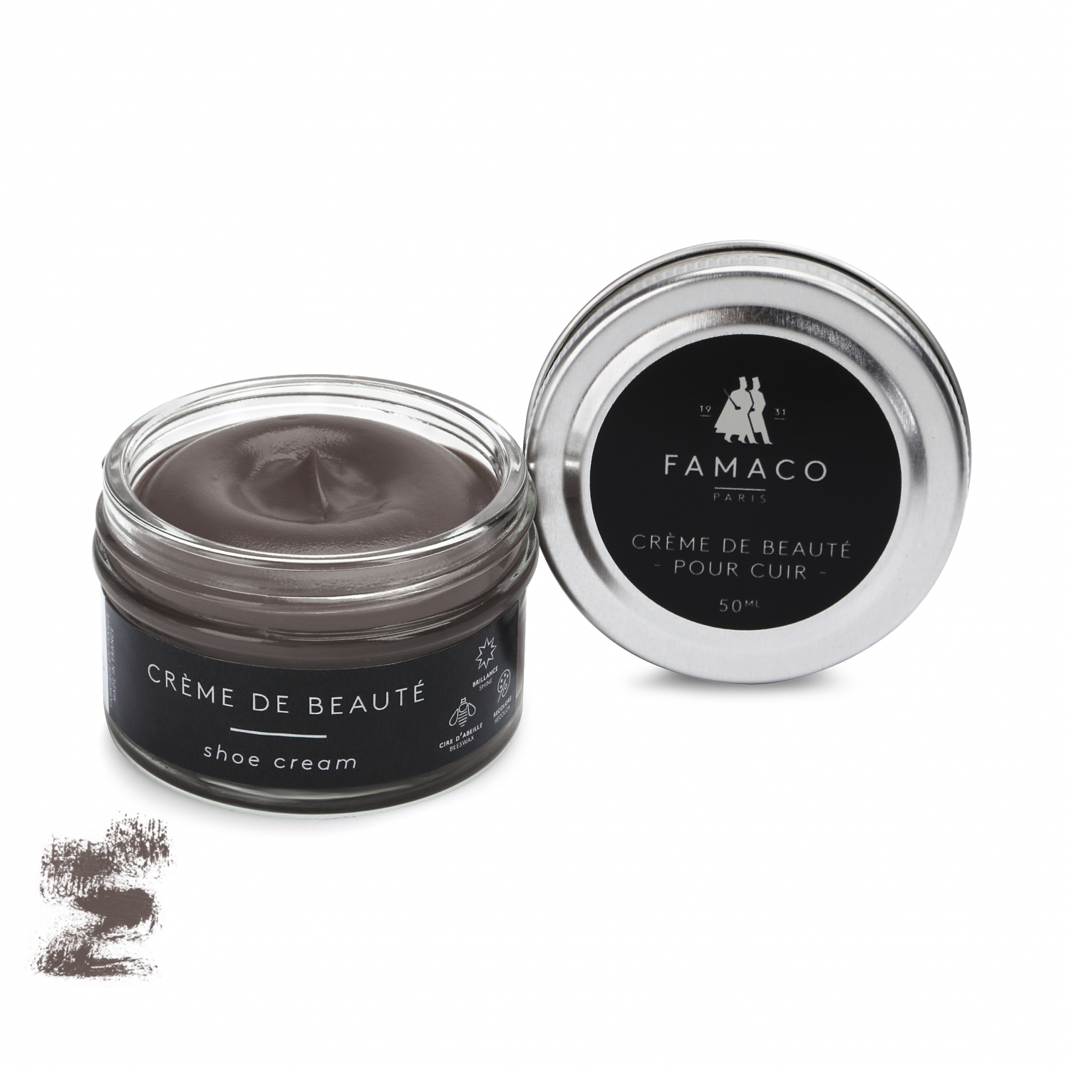 

Крем для обуви серый 380 Famaco Creme De Beaute, 50 мл