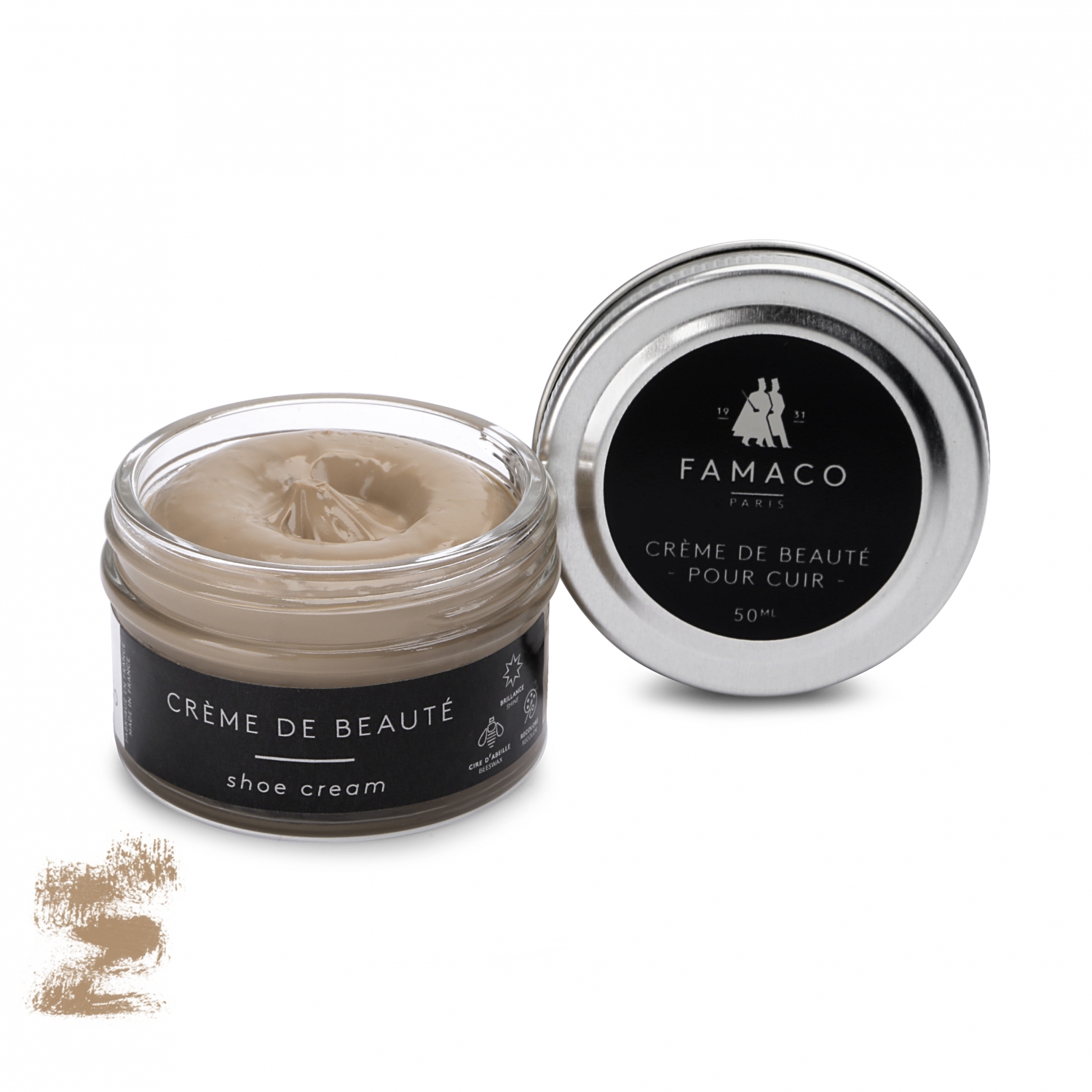 

Крем для обуви бежевый 379 Famaco Creme De Beaute, 50 мл