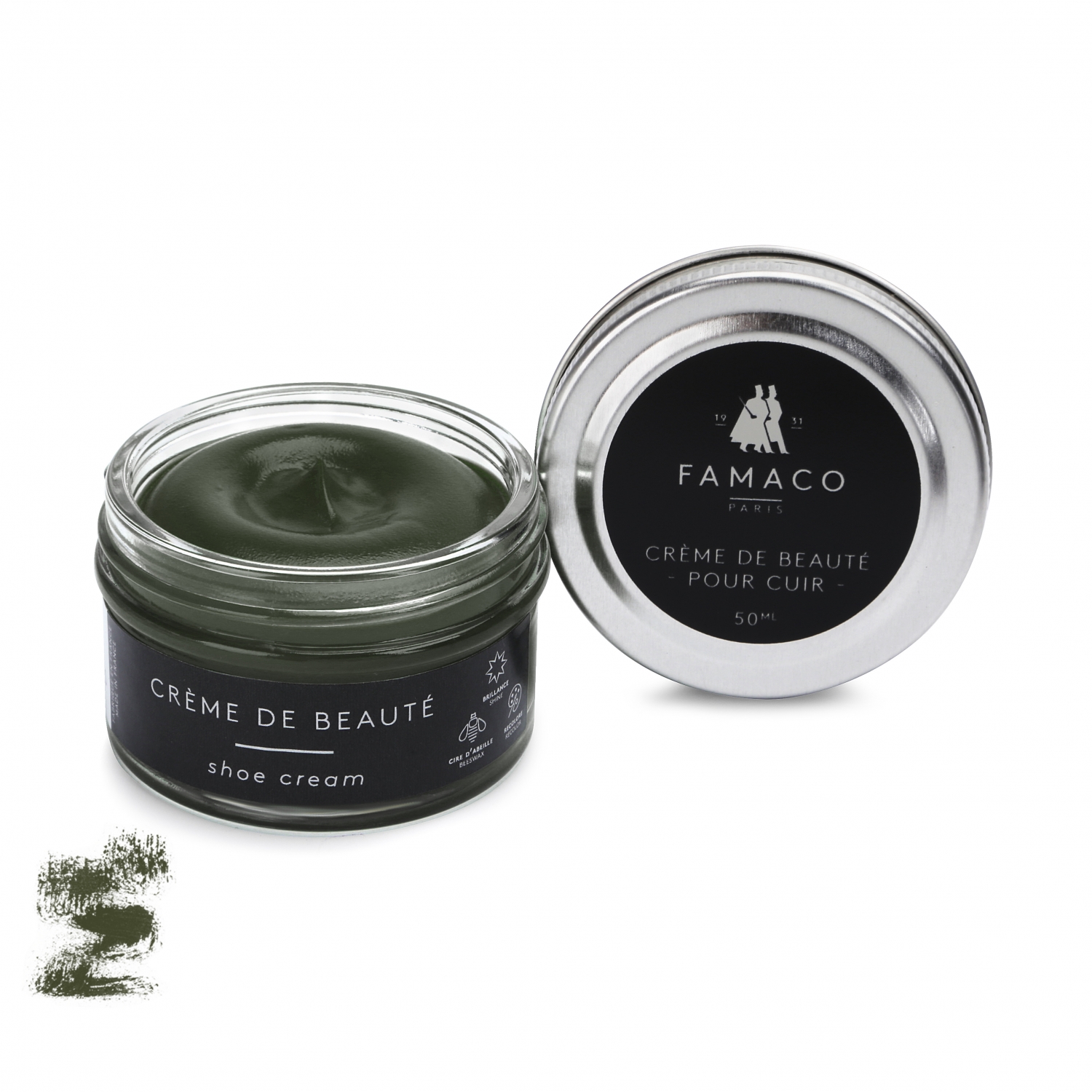 

Крем для обуви зеленый 362 Famaco Creme De Beaute, 50 мл