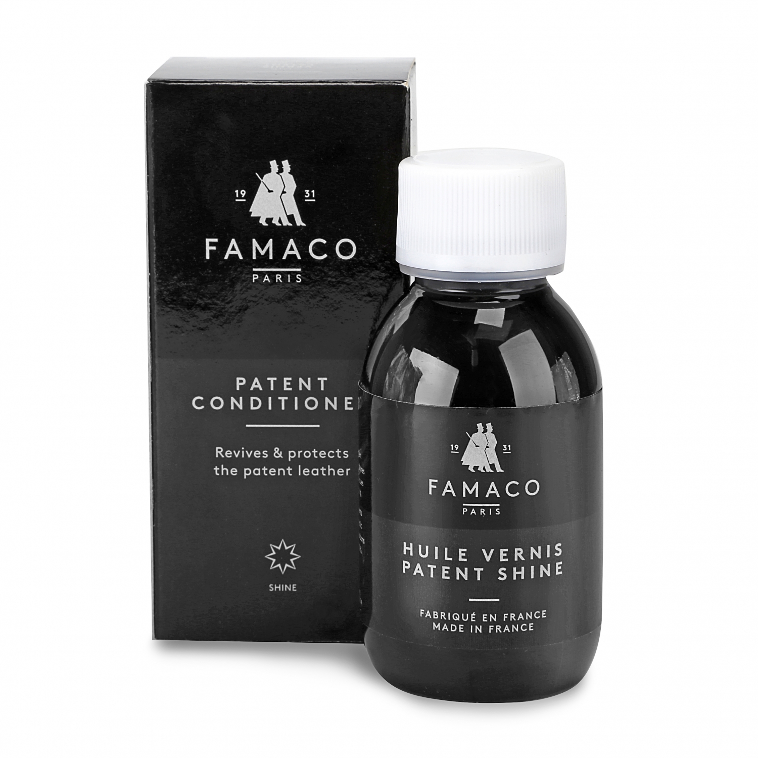 

Очиститель черный для лакированной кожи Famaco Huile Vernis 100ml