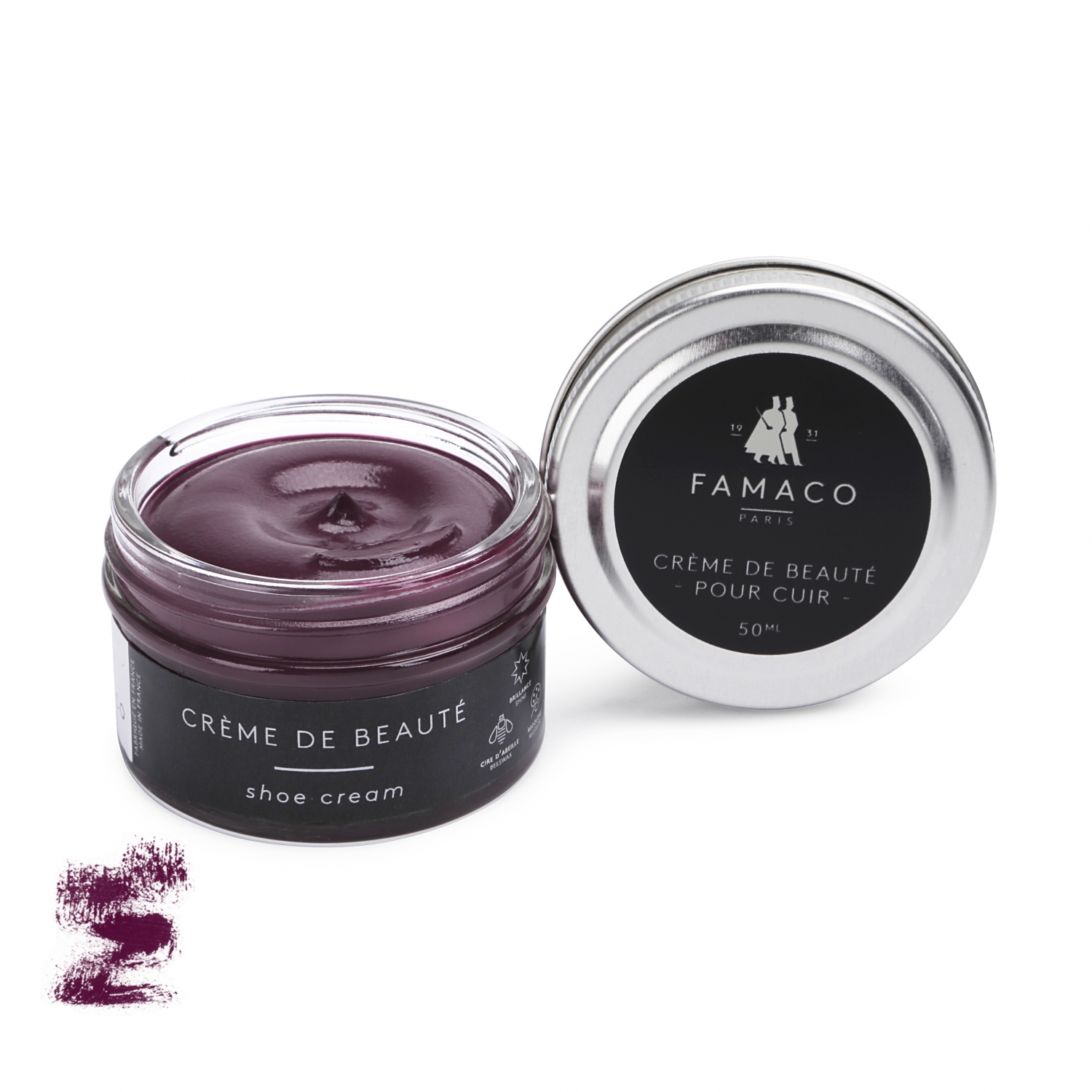 

Крем для обуви бордовый 516 Famaco Creme De Beaute, 50 мл