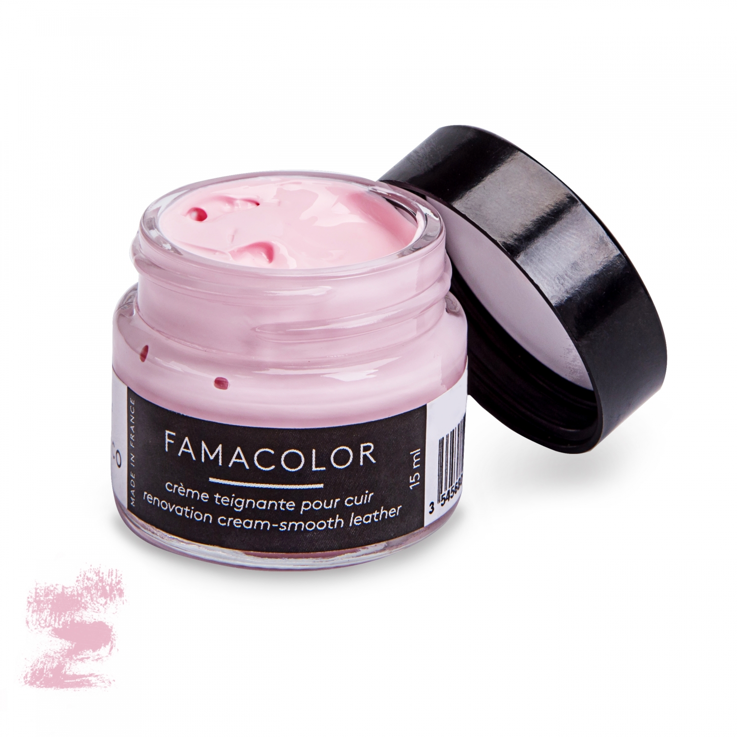 

Крем-краска сиренево-розовая (жидкая кожа) для кожаных изделий Famaco Famacolor, 15 мл