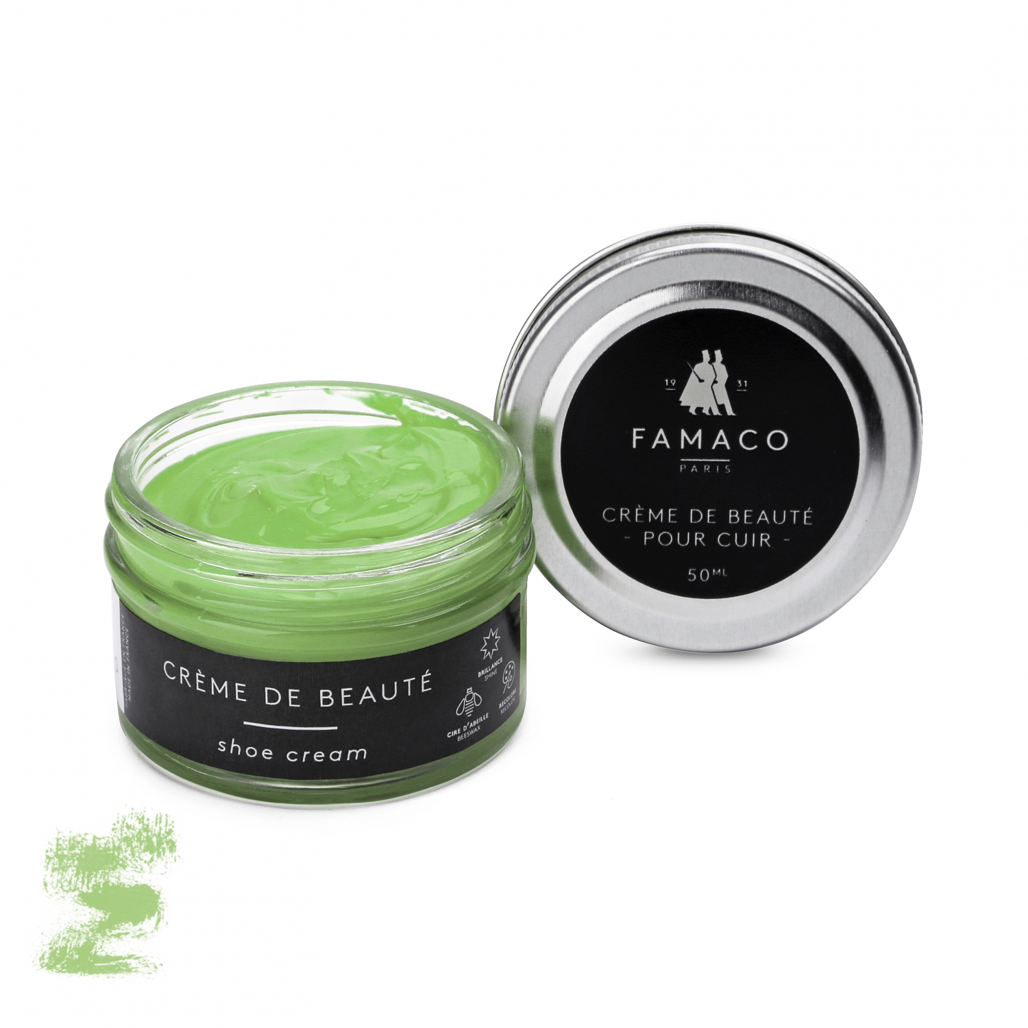 

Крем для обуви зеленый 515 Famaco Creme De Beaute, 50 мл
