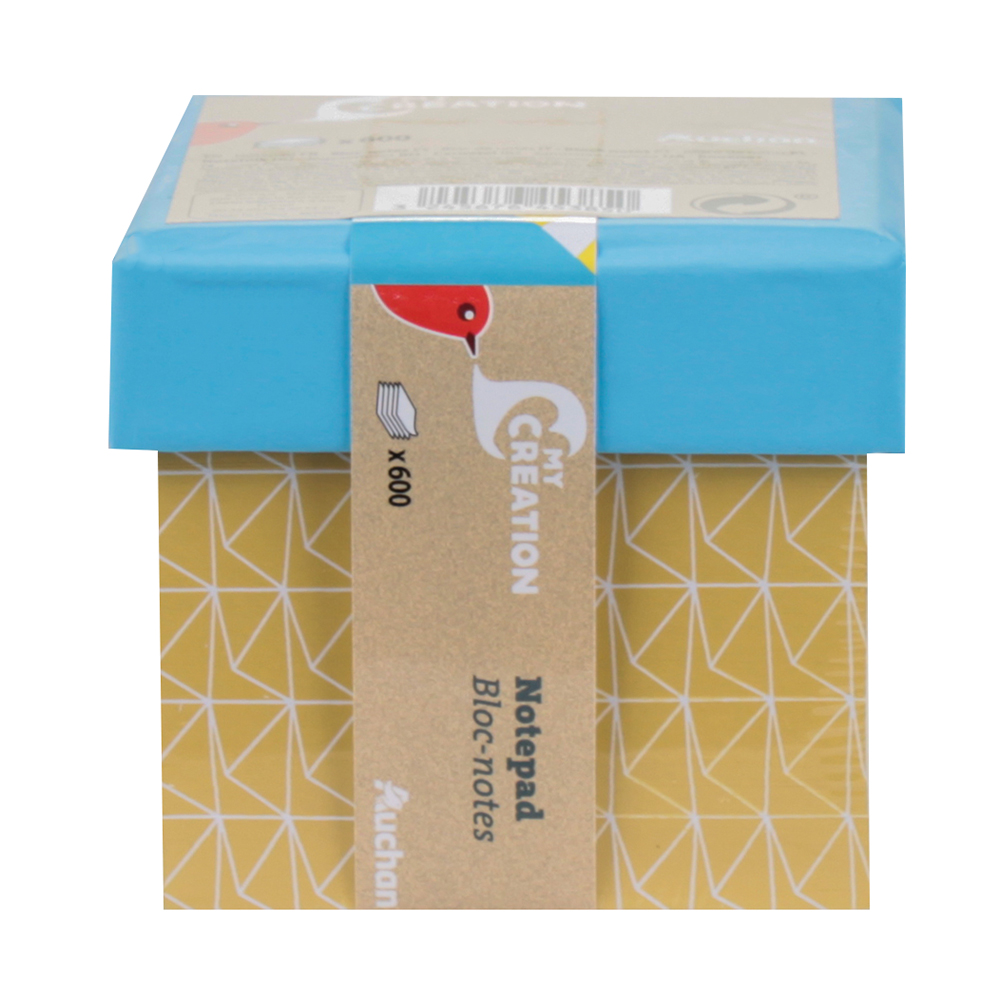 

Блок бумаги для записей Auchan Candy, 7,5x7,5 см