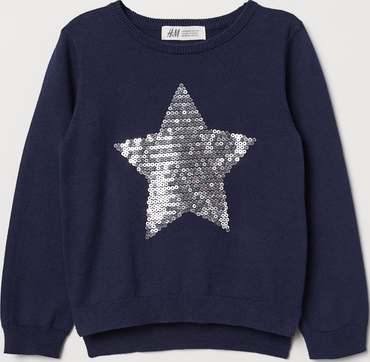 

Джемпер H&M 0611144 98-104 см Синий