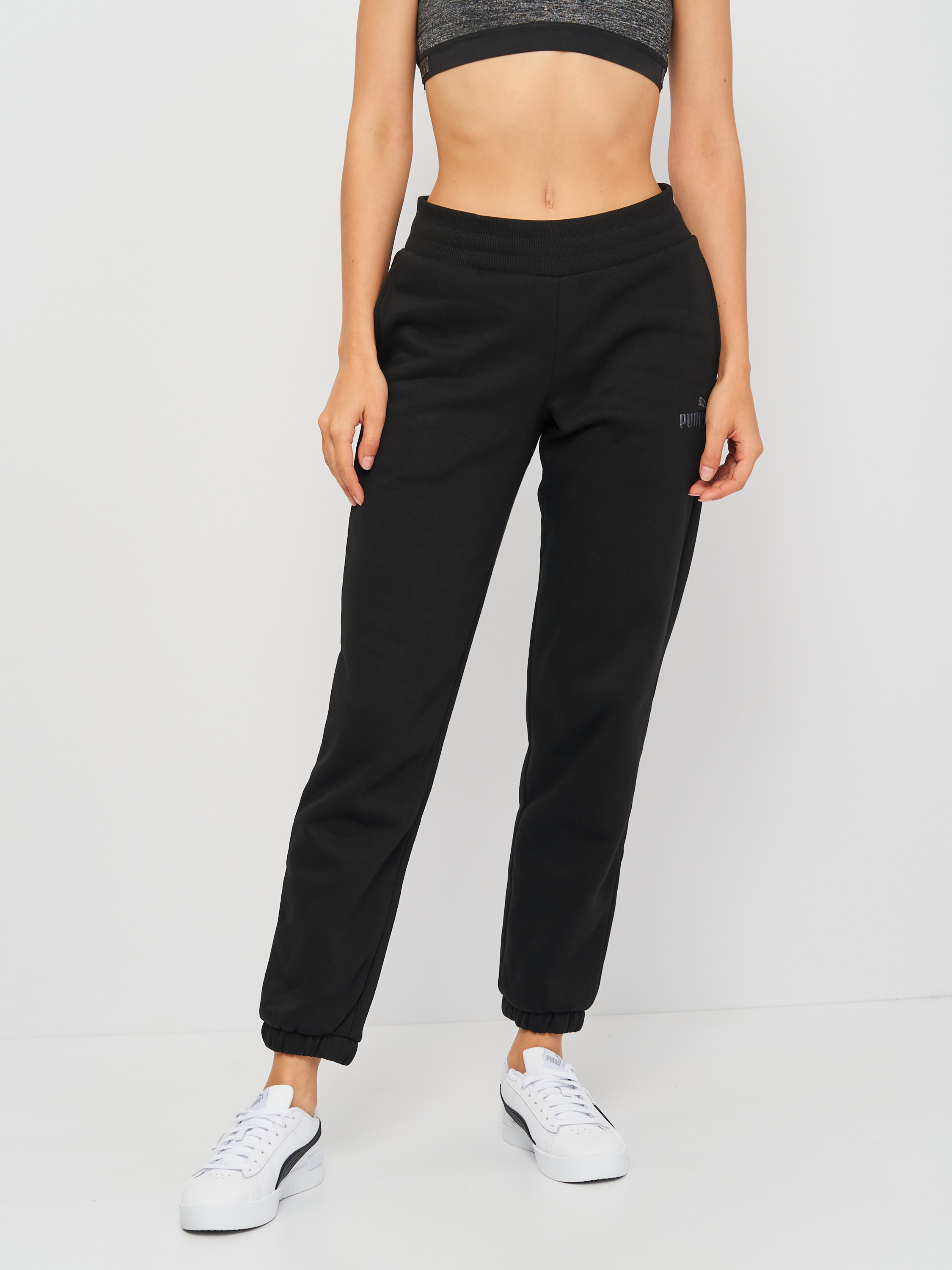 

Спортивные штаны Puma ESS+ Embroidered Pants FL cl 84614001 L Puma Black