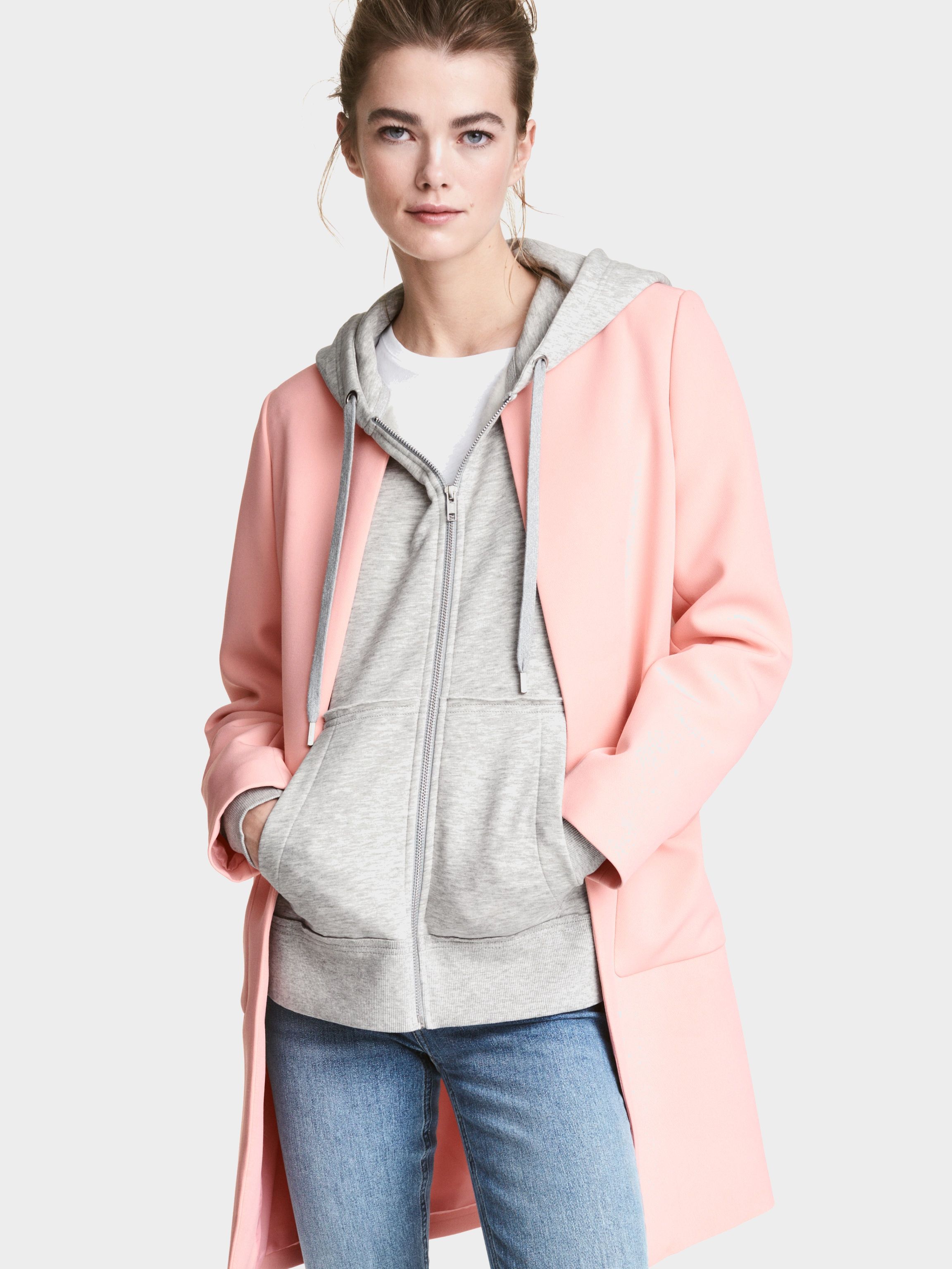 

Пальто H&M 4347785-ACWG 40 Розовое