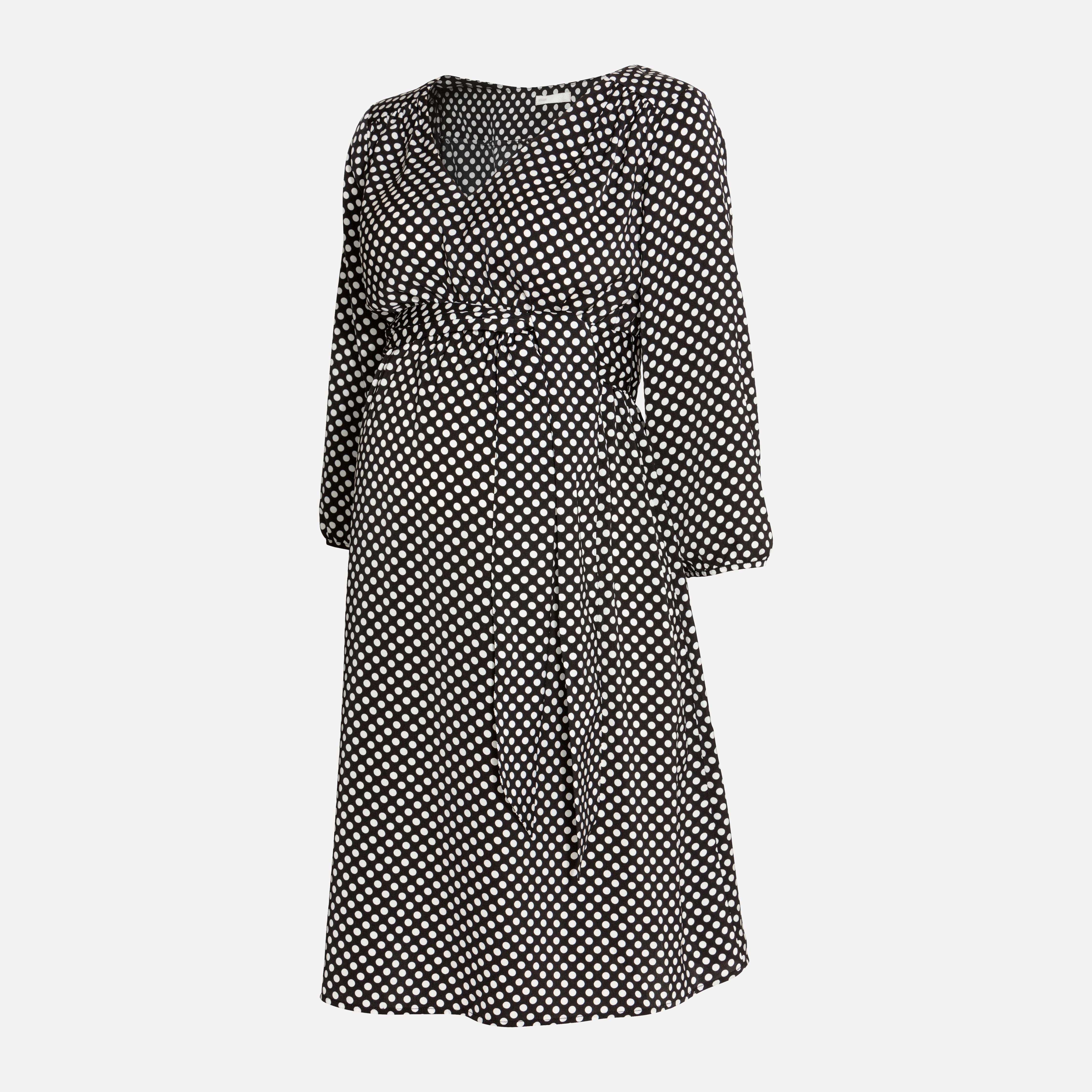 

Платье для беременных H&M 5036426-ACLK L Черное с бежевым