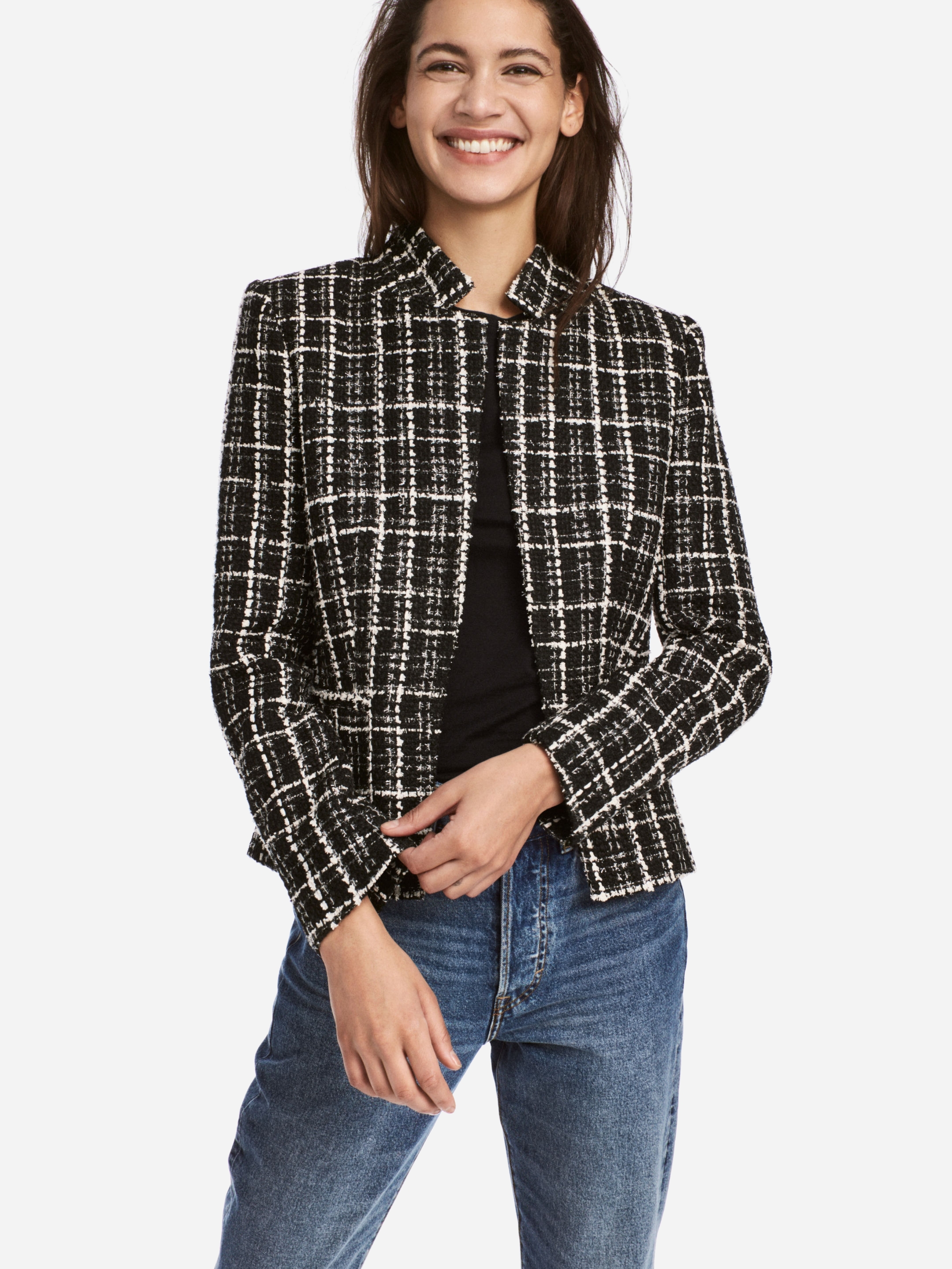 

Жакет H&M 6105717-ADHA 42 Черный с белым