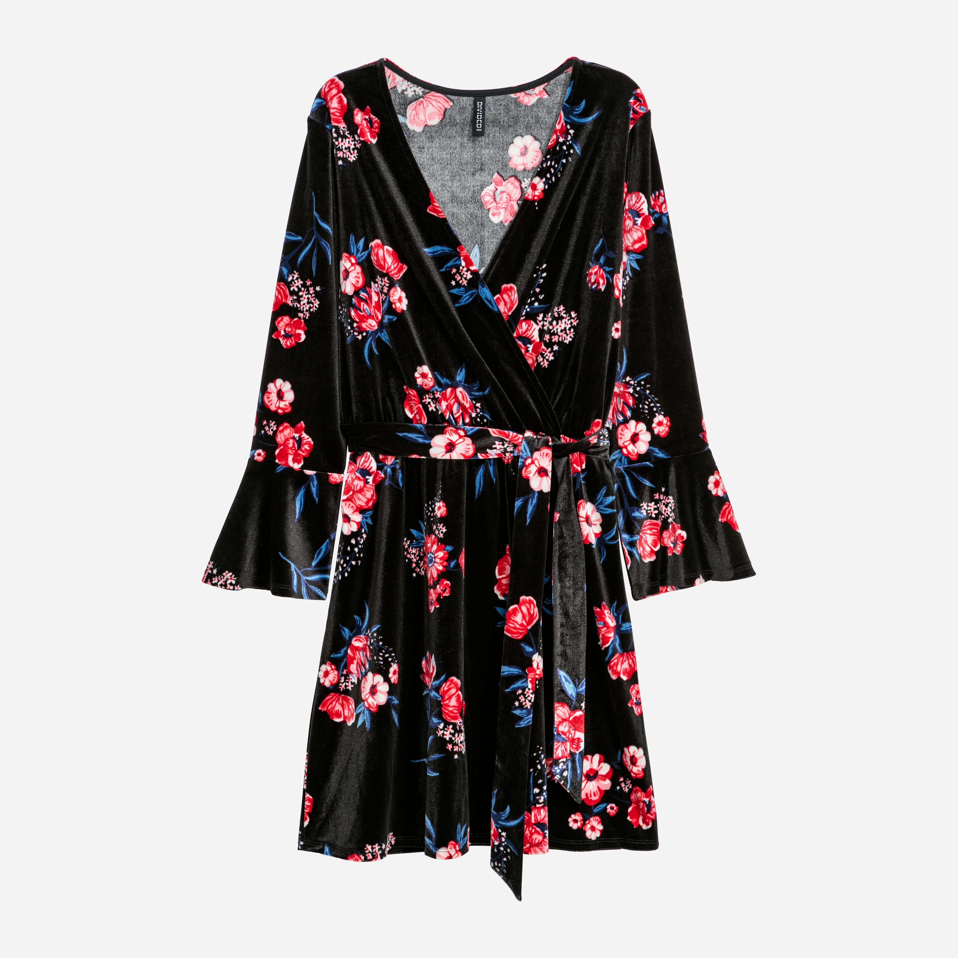 

Платье H&M 5549376-AAUU 46 Черное с разноцветным