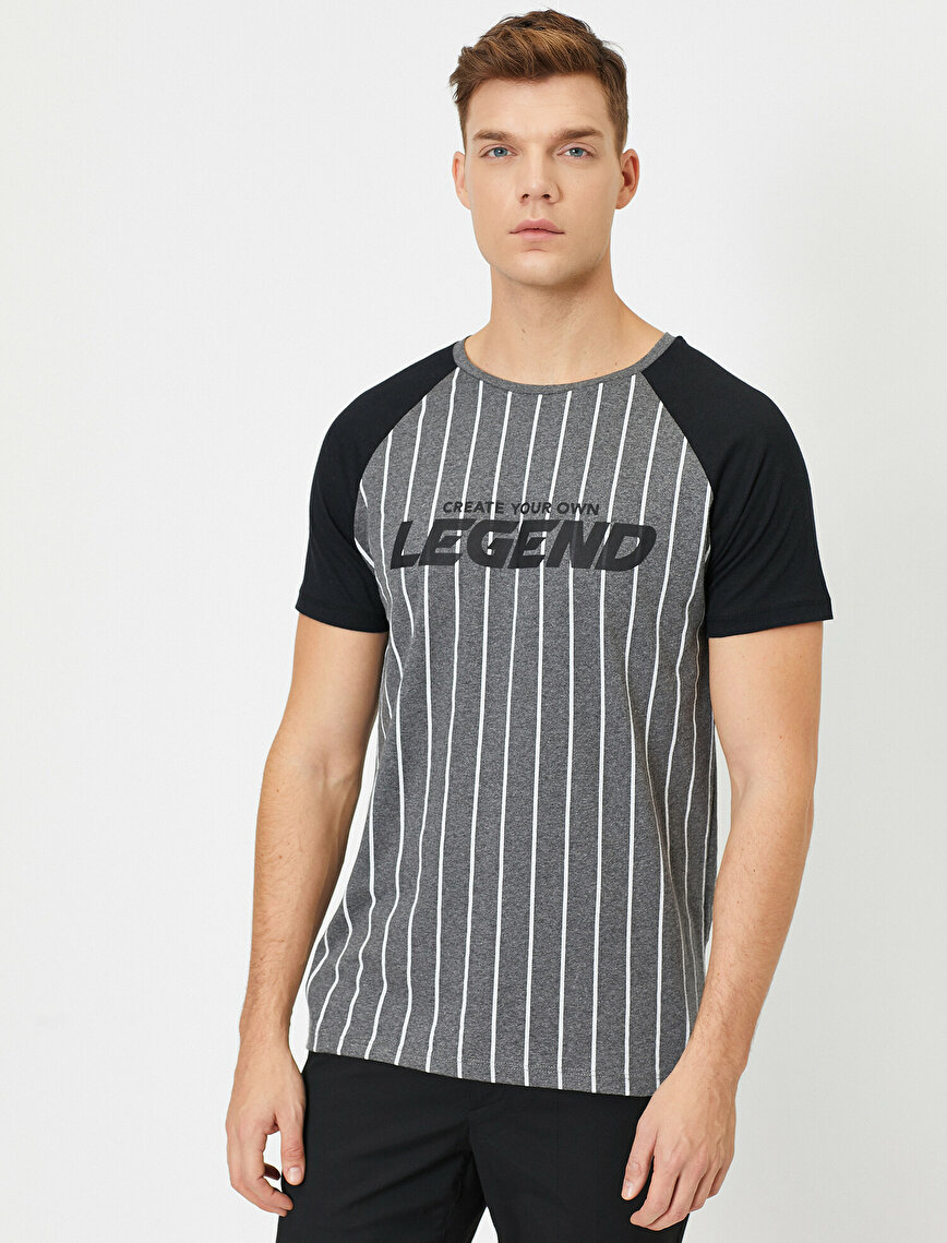 

Футболка Koton 0KAM11552OK-01V L Black Design