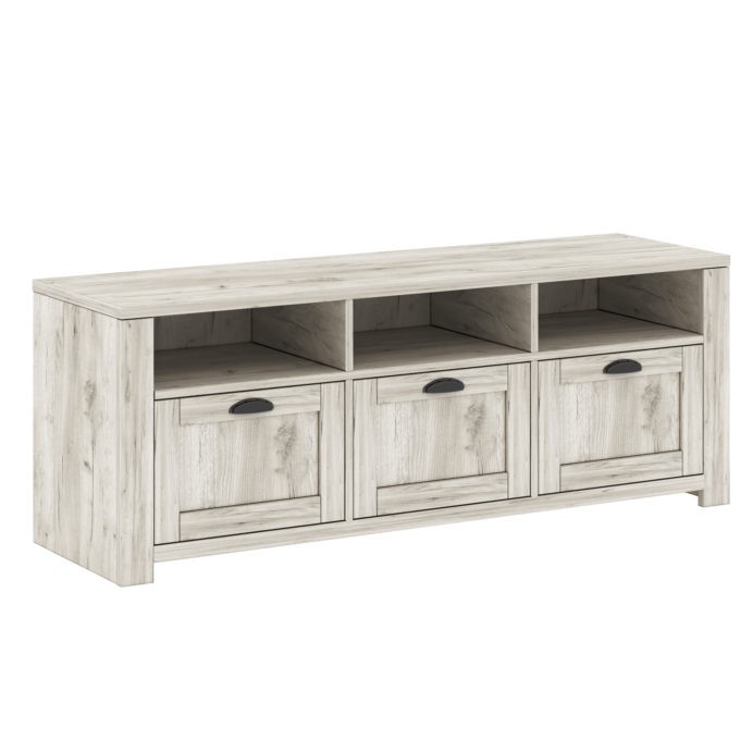 

Тумба под телевизор в гостиную из ДСП+МДФ MoNe B Blonski Дуб крафт серый