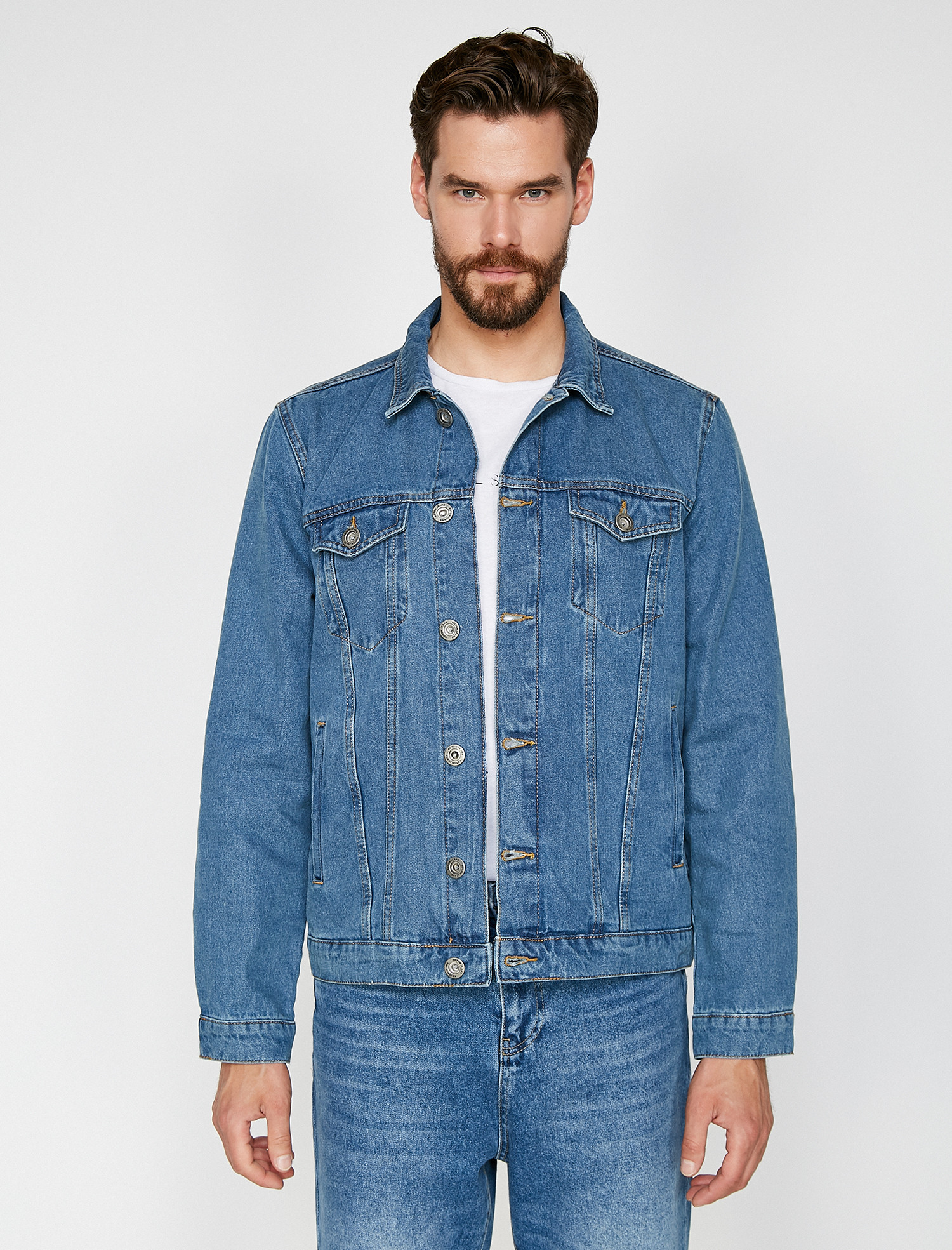 

Джинсовая куртка Koton 0KAM53000LD-600 S Blue