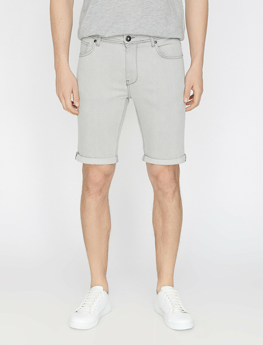 

Шорты джинсовые Koton 9YAM43349LD-027 33 Grey