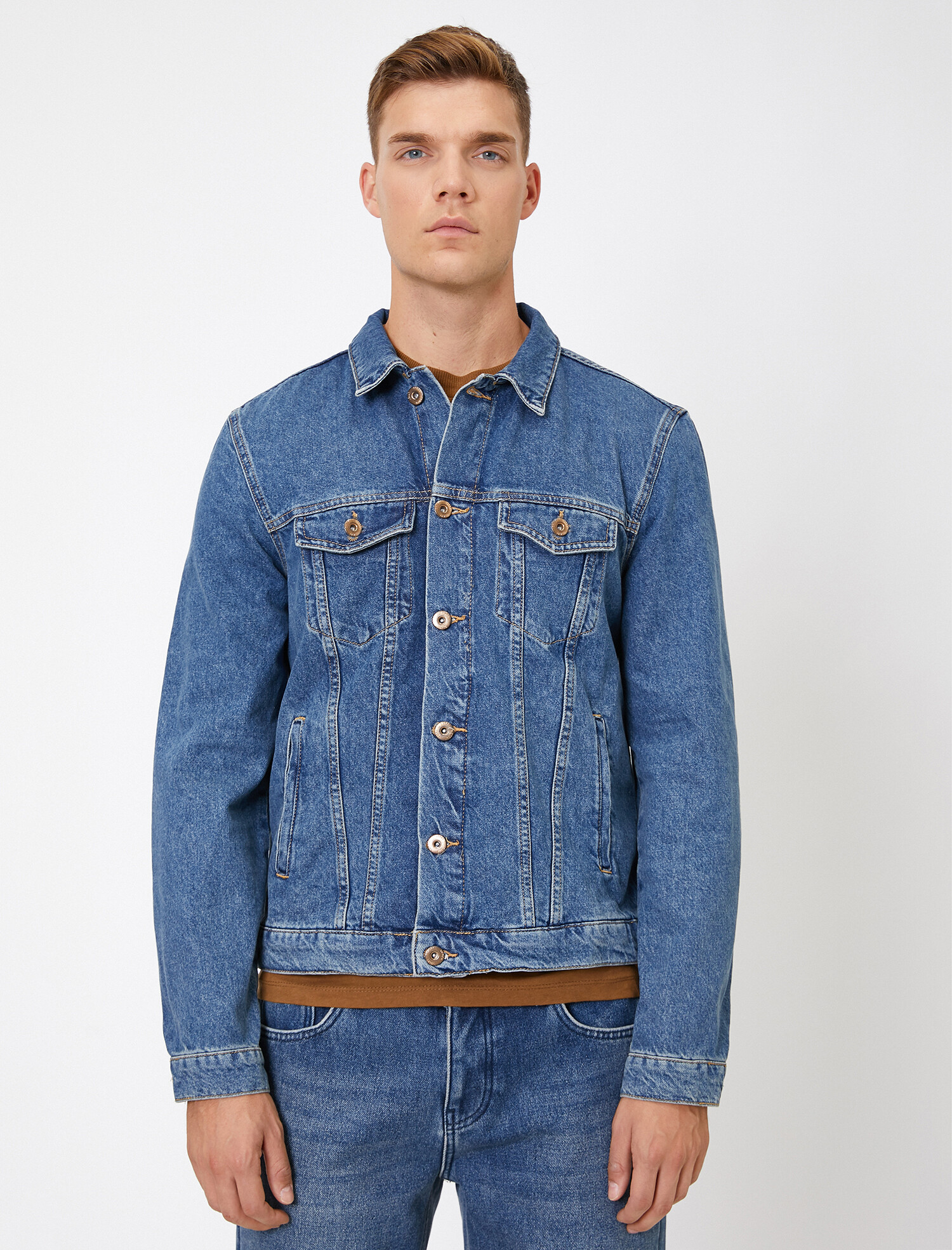 

Джинсовая куртка Koton 0KAM53034LD-740 M Indigo