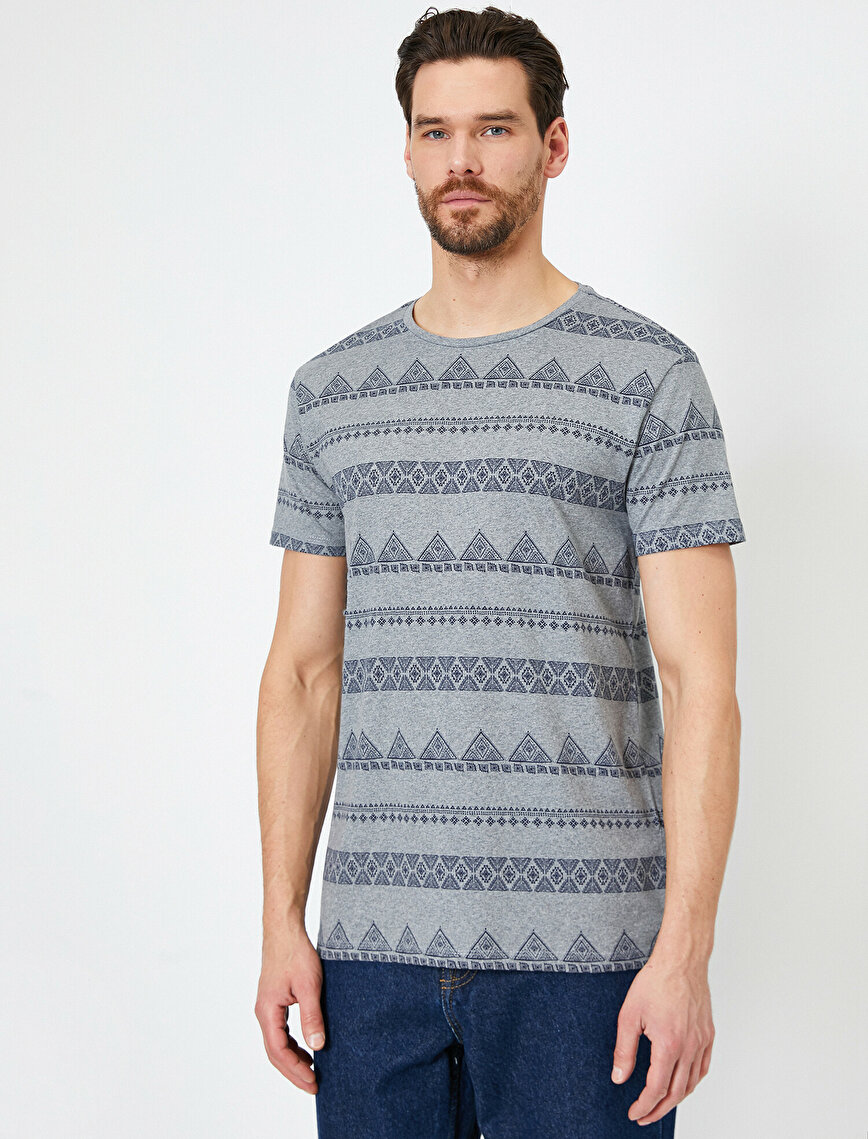 

Футболка Koton 0YAM14756OK-04F S Grey Design