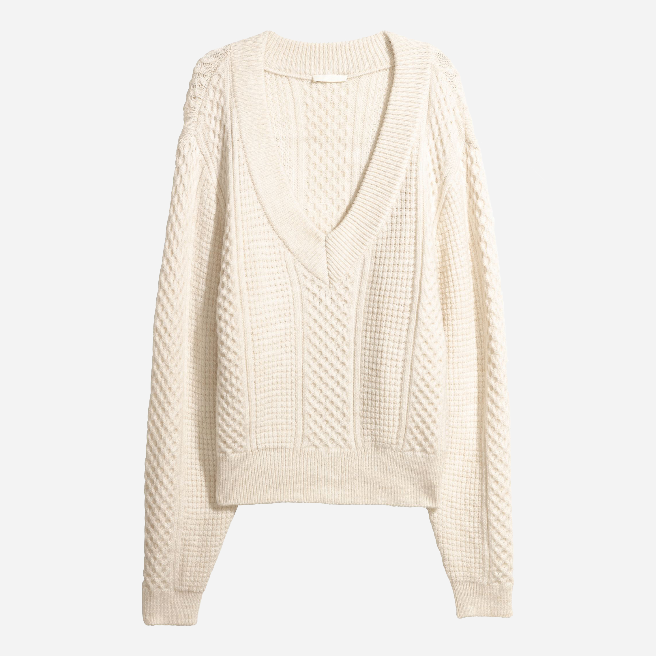 

Джемпер H&M 5682136RP71  Молочный, Джемпер H&M 5682136RP71 S Молочный