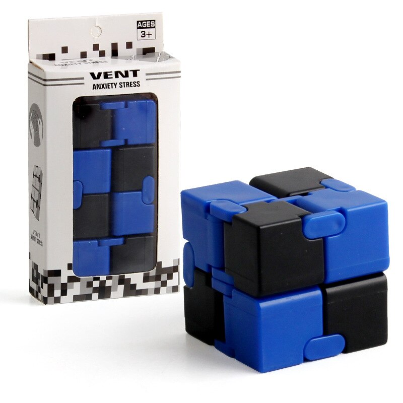 

Бесконечный кубик / Infinity Cube v1, черно-синий (2207214205)