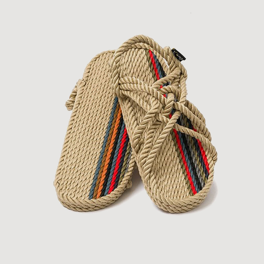 

Плетёные сандали с веревки Nomadic State Of Mind JC 36 Camel Multi Sole