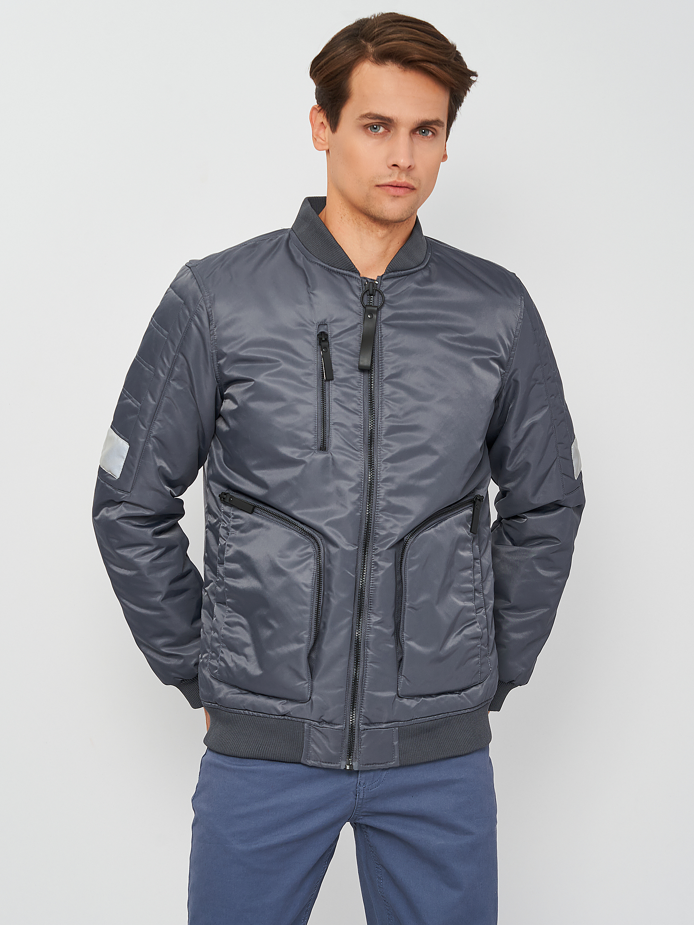

Бомбер Koton 9KAM24541OW-045 S Antracite