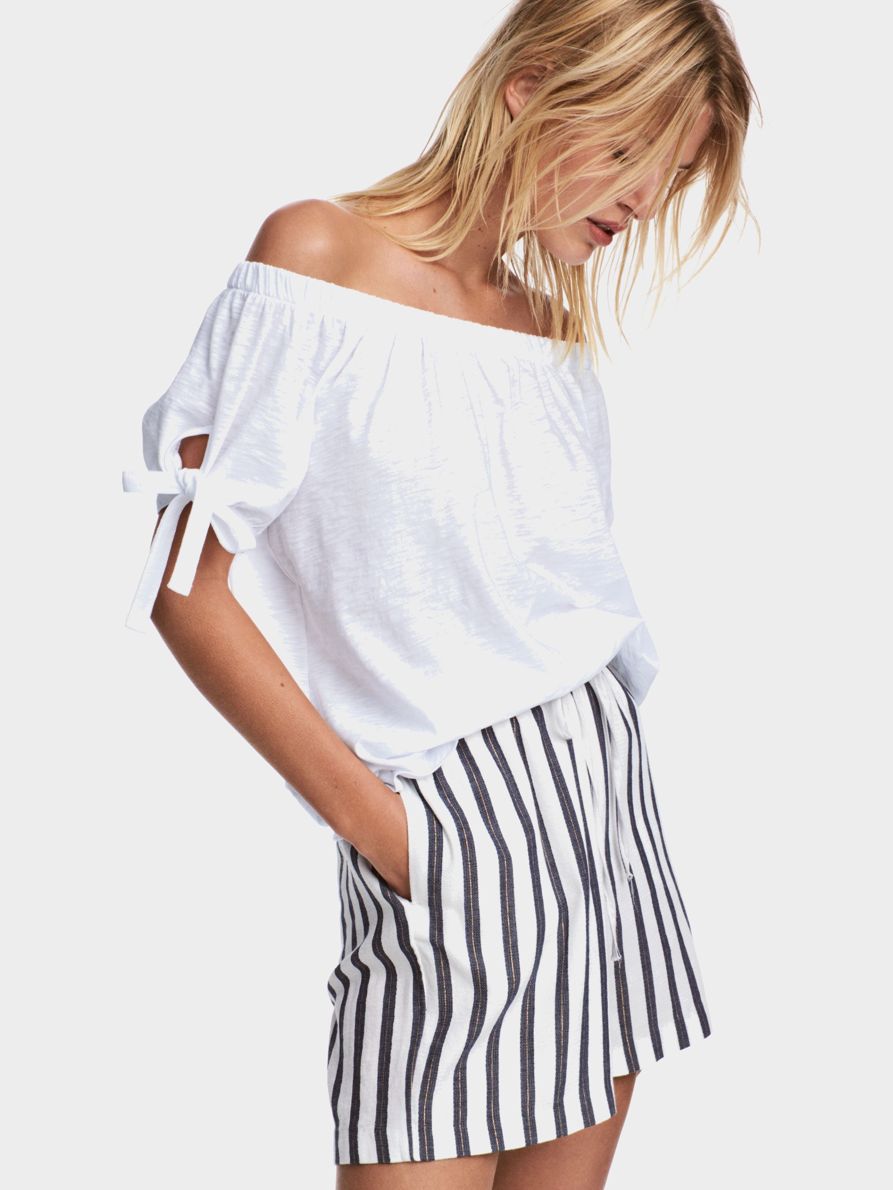 

Топ H&M 5621096-ACTS S Белый