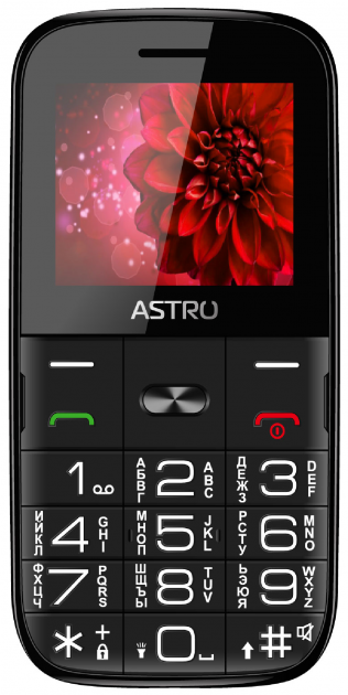 

Мобільний телефон Astro A241 Black