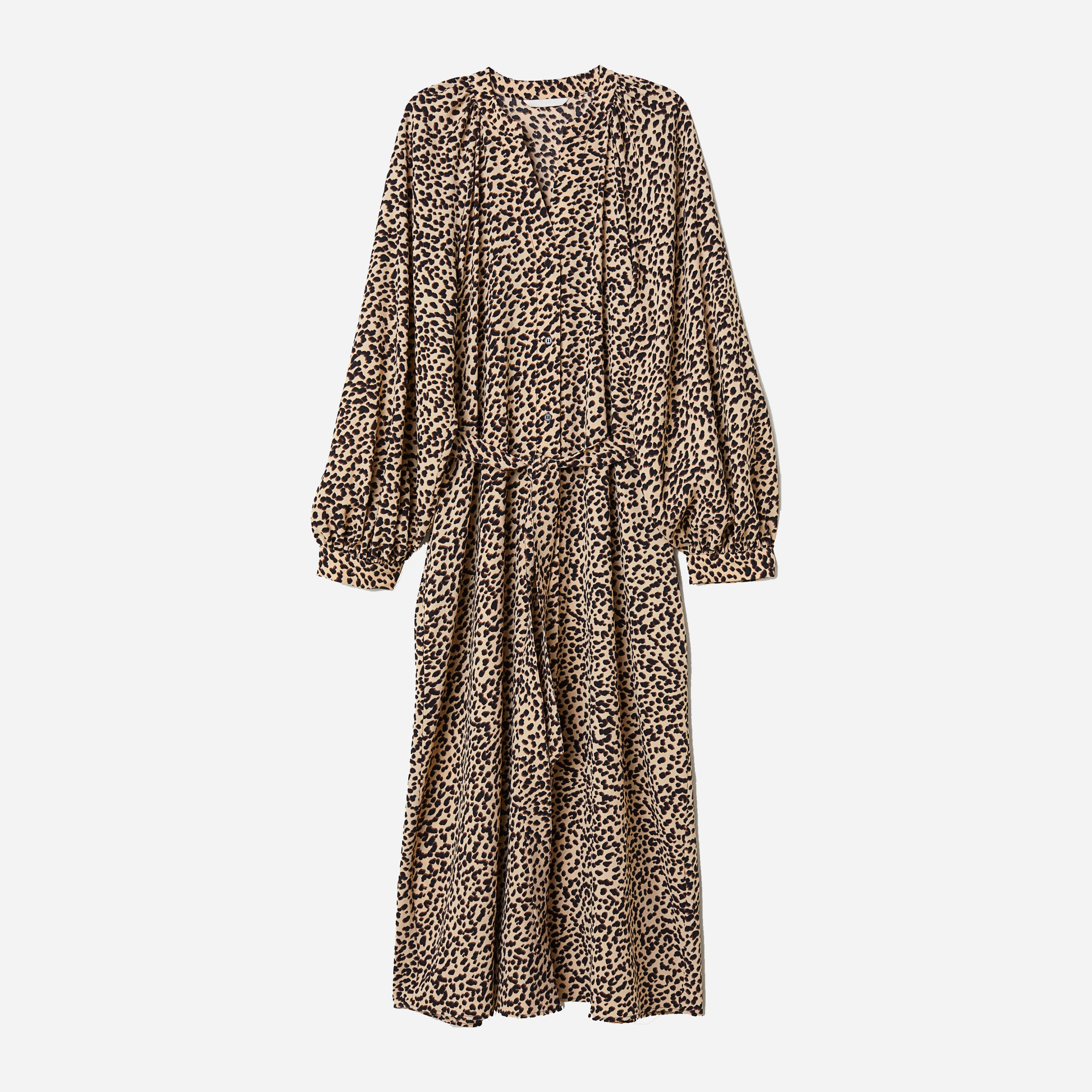 

Платье H&M 6416897-ABUW 46 Бежевое с коричневым