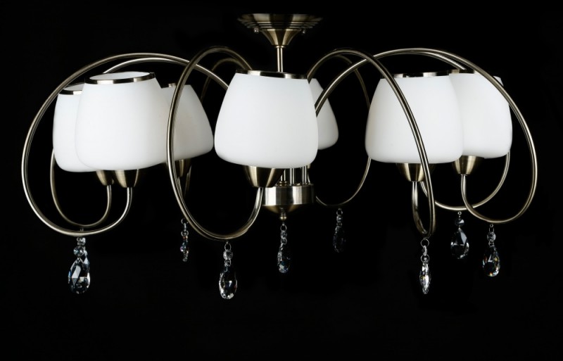 

Люстра с плафонами Ray L30802A/8 (AB) (AN001280)