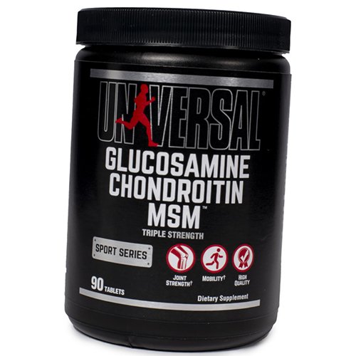 

Глюкозамин Хондроитин МСМ, Glucosamine Chondroitin MSM, Universal Nutrition 90таб (03086005)