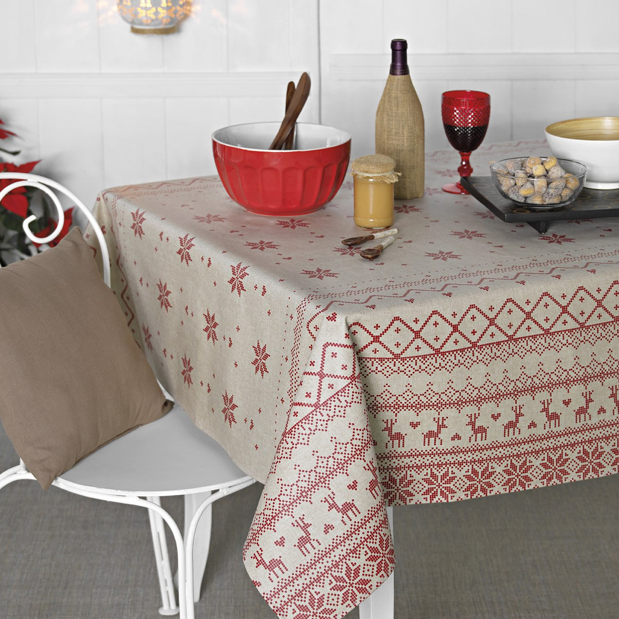 

Скатерть Atenas Home Textile Dolomites 250x150 см At-8139 250 150